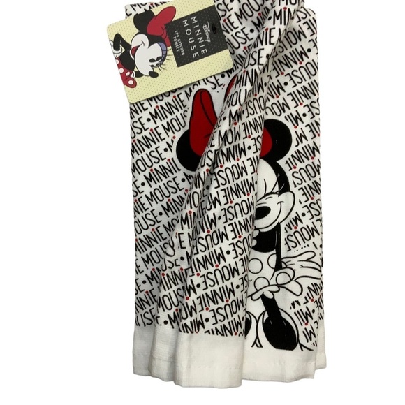 Kitchen Towels Disney Minnie Mouse Absorbent Terry Towels 2 Piece Set 16X26 in - Picture 4 of 13